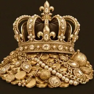 Gold treasure pile — Bsb007